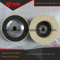 Vertical Woolen Felt Flap Disc with Metal Screw (hole size 5/8"-11)